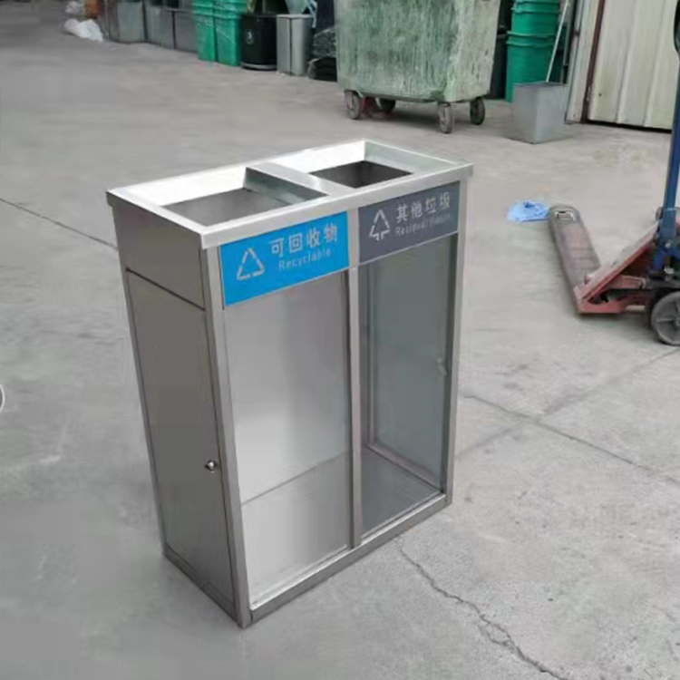 地铁垃圾桶-透明款